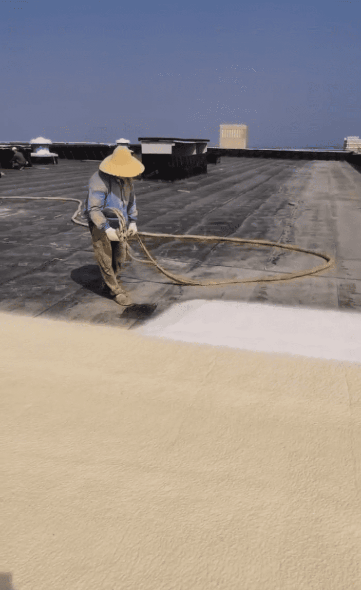 樓頂聚氨酯發泡保溫噴涂